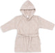 Jollein x nijntje - baby badjas badstof 1-2 jaar - badjas kinderen met capuchon - miffy jacquard - nougat