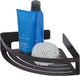 Tiger caddy - doucherek - douchemand hoek 22,4 cm - zwart