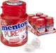 Mentos gum pure fresh aardbei - kauwgom - suikervrij - 1x6stuks