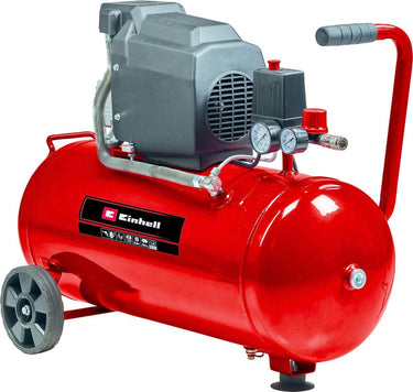 Einhell elektrische compressor tc-ac 190 50 8 - 1500 w - 8 bar - 50 l tank - aanzuigcapaciteit: 165 l min - oliegesmeerd