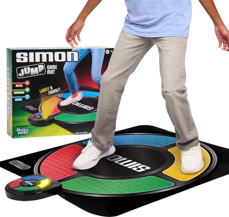 Load image into Gallery viewer, Just play simon jump game mat – elektronische springmat met licht geluid – actief geheugenspel
