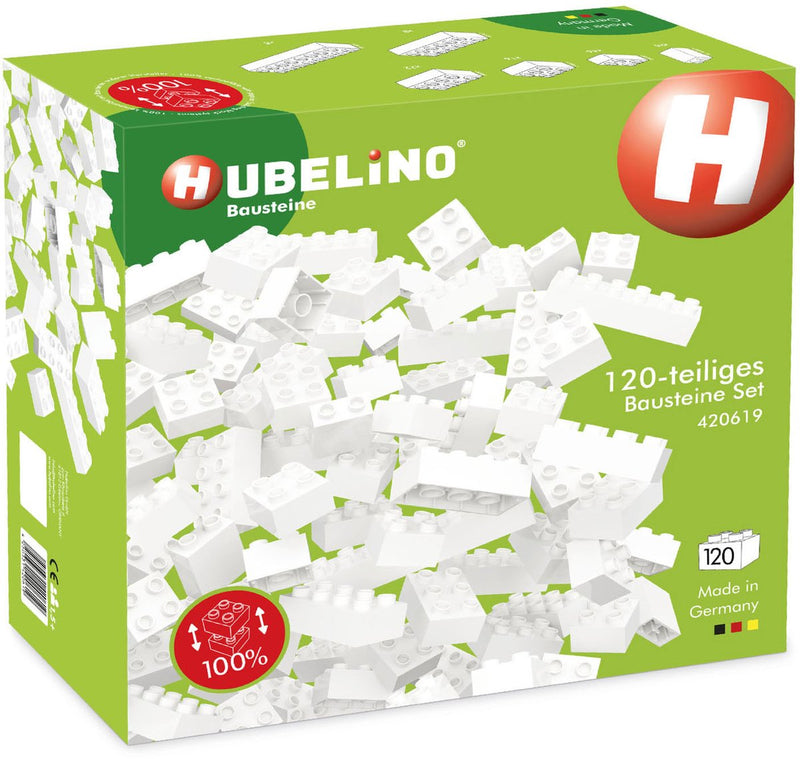 Load image into Gallery viewer, Hubelino bouwstenen wit - 120dlg.
