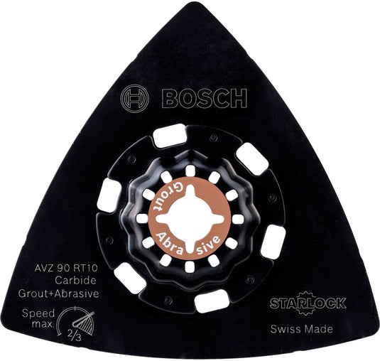 Bosch hardmetalen schuurplaat avz 90 rt10 90 mm korrel 10 - 26092...