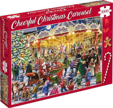 Tucker's fun factory cheerful christmas carousel