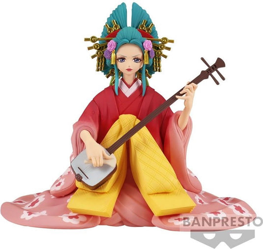 Banpresto co., ltd. one piece dxf - the grandline lady - extra komurasaki figuur 10cm