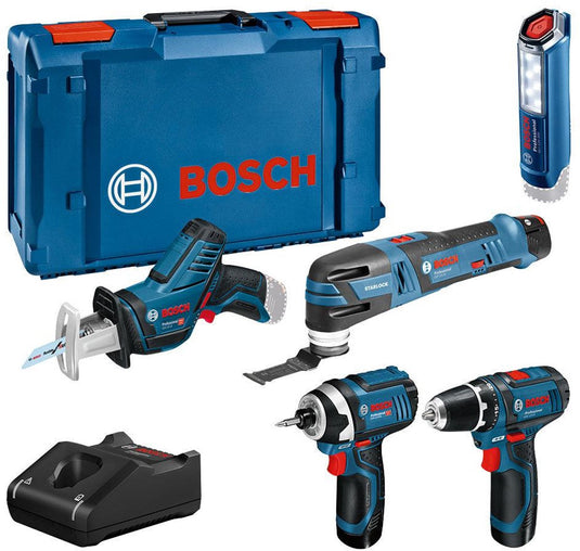 Bosch professional accu combiset 5-delig 12v 3x 2.0ah in xl-boxx - 0615990n1d