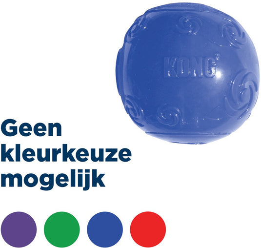 Kong squeezz ball - hondenspeelgoed - assorti - m - ø6 cm