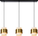 Lucide firmin - hanglamp - 3xe27 - mat goud messing
