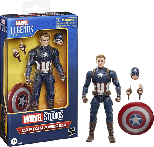 Hasbro avengers: endgame marvel legends action figure captain america 15 cm action figuur
