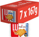 Lu petit beurre koekjes boterbiscuits zeezout 7 x 167g (20 x 8,3g) - boterkoek - knapperige koek - koek voor onderweg - koffie - thee - werk - voorraad