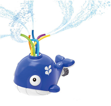Lobbes watersproeier walvis speelgoed waterpret tuin.