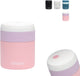 Kambukka bora - lunchbox - 600 ml - voedselcontainer houdt 9 uur warm 100 % lekvrij - lunch beker on the go - baby pink