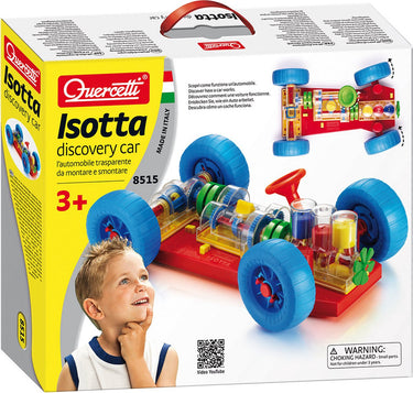 Quercetti ontdekkingsauto transparant