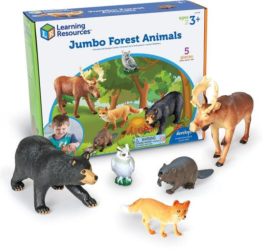 Learning resources jumbo forest animals - 3+