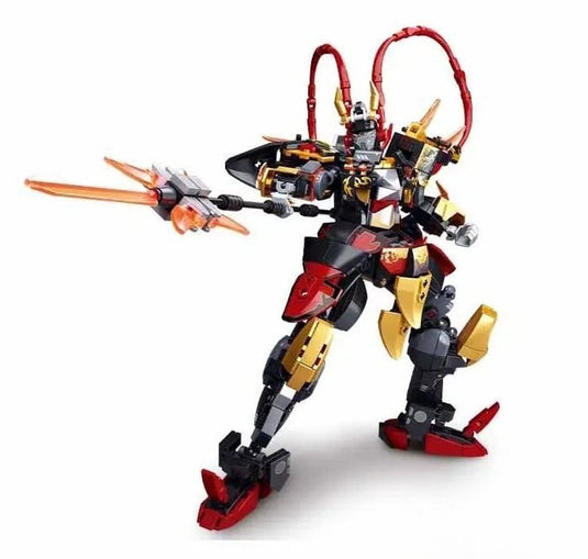 Sluban p.r. mecha 12 three kingdoms lubu bouwspeelgoed actiefiguur - constructiespeelgoed bouwset met 552 bouwstenen - m38‑b1269 - vanaf 8 jaar