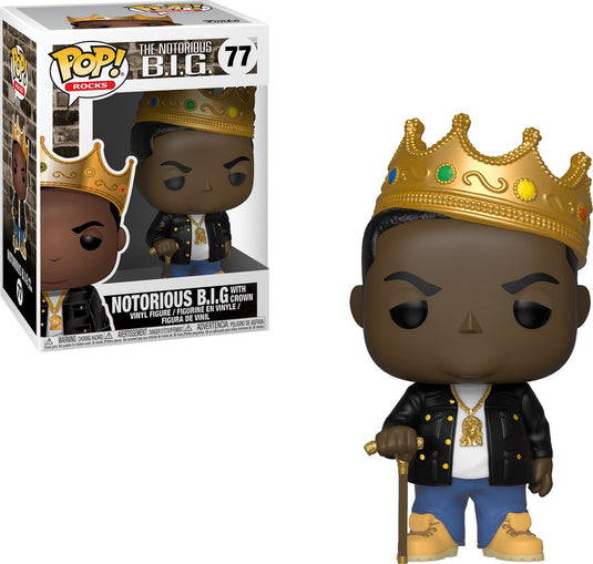 Funko pop! rocks notorious b.i.g. with crown