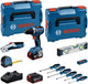 Bosch professional - gereedschap combiset gsr 18v-65 accu schroefboormachine + handgereedschapsset 19-delig 18v 5.0ah in l-boxx - 0615a5007k