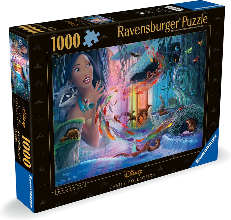 Load image into Gallery viewer, Ravensburger legpuzzel disney castles pocahontas, 1000st.
