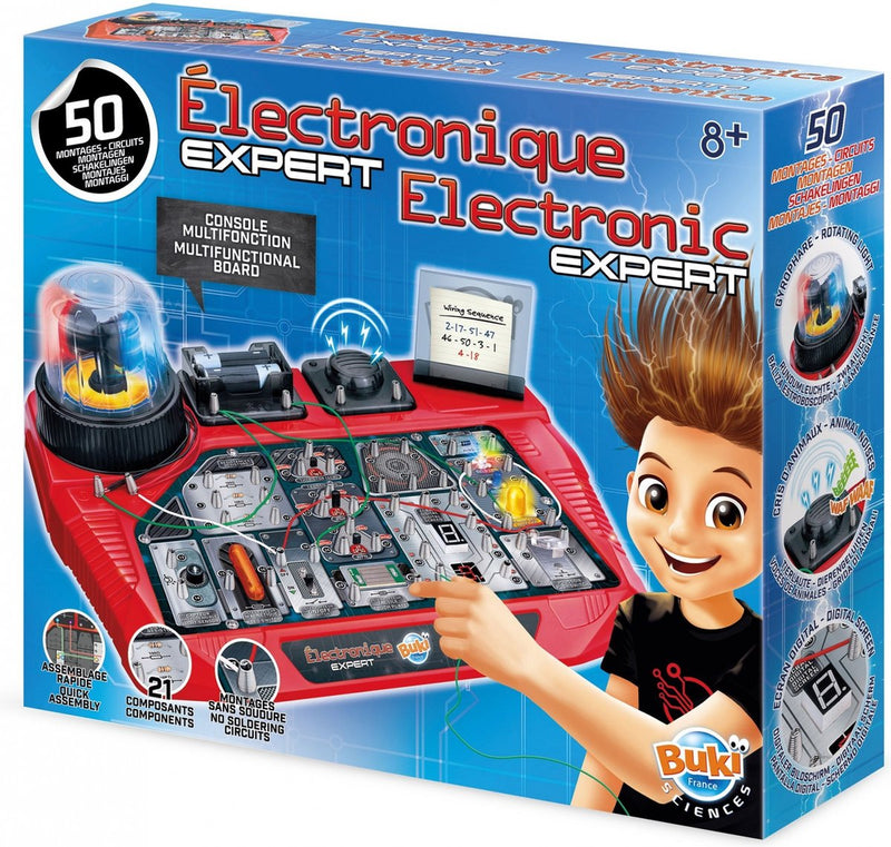 Load image into Gallery viewer, Buki france electronic expert - 50 elektronische schakelingen
