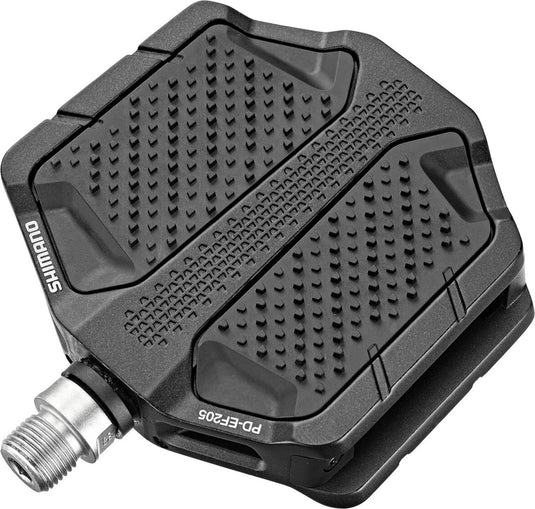 Shimano pd-ef205 platform pedalen, zwart