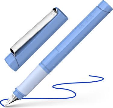 Schneider schrijfwaren schneider vulpen - base - penpunt m - sky blue - rechtshandig - s-160225