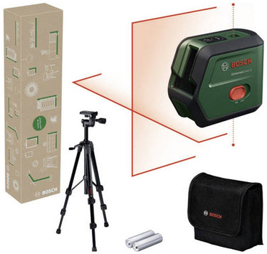 Bosch home and garden universallevel 2 set kruislijnlaser reikwijdte (max.): 12 m