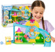 Moose toys bluey - bluey's ultieme attractiepark speelset - 4 attracties - 9 speelonderdelen