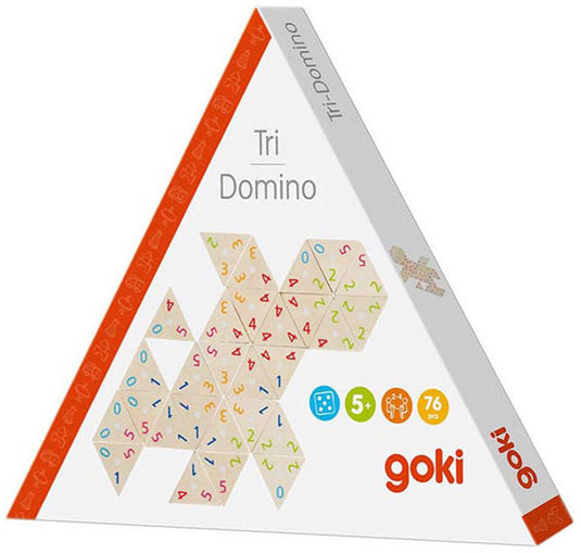 Goki houten tri-domino spel
