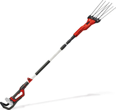 Einhell accu olijf- fruit oogsthark ge-fs 18 53 li solo - power x-change - 18 v li-ion - werkbreedte: 28-53 cm - lengte geleidesteel: 92 - 182 cm - incl. draagriem en wandhouder - excl. accu en lader