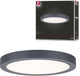 Paulmann led-paneel abia rond 300 mm 22w 2200lm 2700k donkergrijs