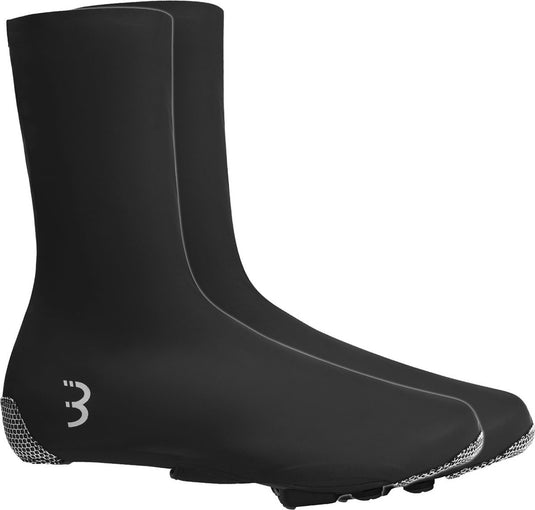 Bbb cycling raceflex zipperless fiets overschoenen waterdicht - overschoenen wielrennen - winddicht en waterdicht - zwart - maat 45 46 - bws-29