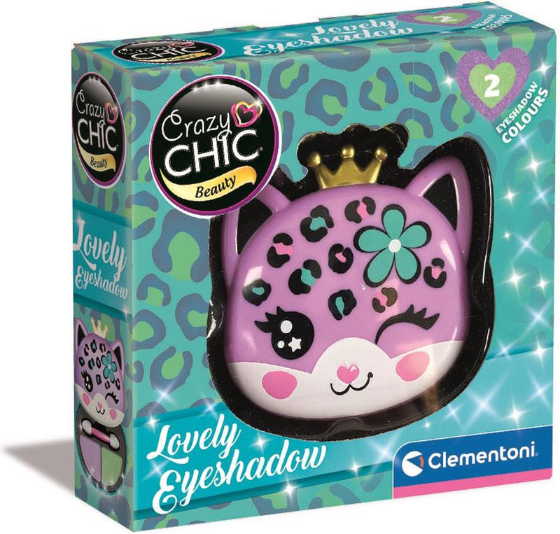 Load image into Gallery viewer, Clementoni crazy chic oogschaduw in make-up doosje luipaard

