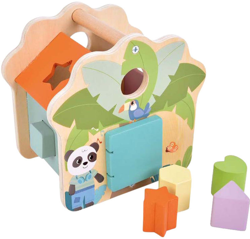Load image into Gallery viewer, Small foot - houten vormenstoof jungle friends fsc
