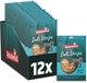 Rosewood deli strips zalm tonijn - kattensnack met zalm en tonijn - zacht vetarm - zonder toegevoegd zout of suiker - 12 zakjes à 40g