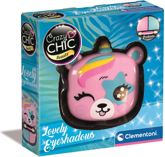 Clementoni crazy chic oogschaduw in make-up doosje beer