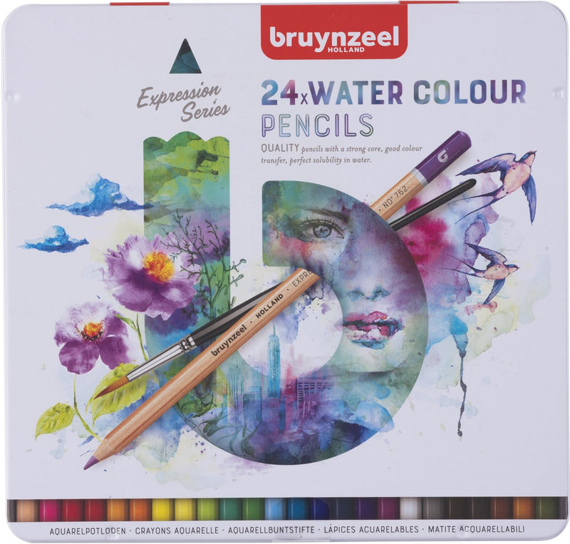 Load image into Gallery viewer, Bruynzeel expression aquarelpotloden blik 24
