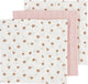 Meyco baby mini panther hydrofiele doeken - 3-pack - soft pink - 70x70cm