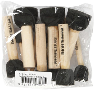 Creativ company creotime tamponeerstokjes foam 13-20-25-35 mm 12 stuks