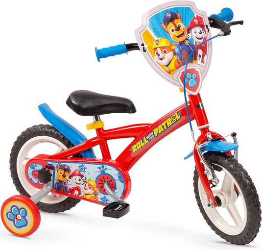 Toimsa bikes paw patrol fiets 12 inch - voor jongens - rood