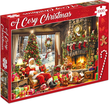 Tucker's fun factory kerstpuzzel - a cosy christmas - 1000 stukjes 68×49cm (b×h) - legpuzzels