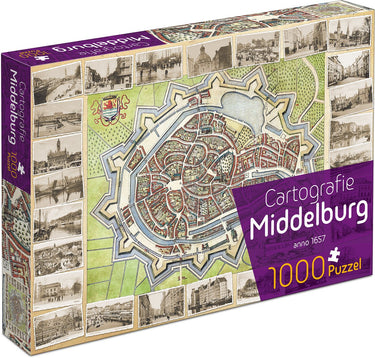 Tucker's fun factory cartografie middelburg (1000) - legpuzzel