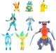 Jazwares pokémon battle mini figuur 8-pack sinnoh region 5-11 cm mini-figuur