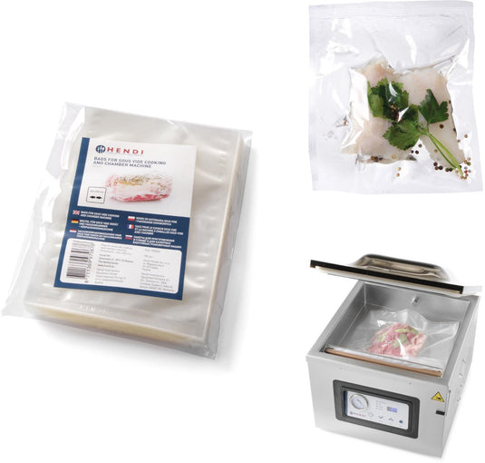 Hendi - sous-vide kookzakken - 150x250 mm - nylon polyethyleen