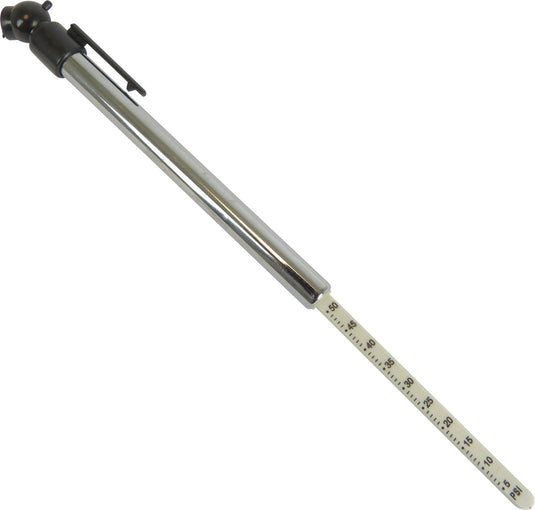 Carpoint bandenspanningsmeter penmodel analoog zilver zwart