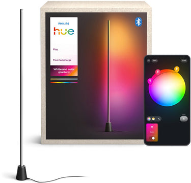 Philips hue play led vloerlamp - entertainment - aanpasbaar wit en gekleurd licht - 135 cm - slimme verlichting