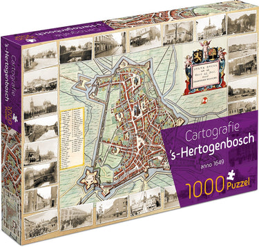 Tucker's fun factory cartografie 's-hertogenbosch (1000) - legpuzzel