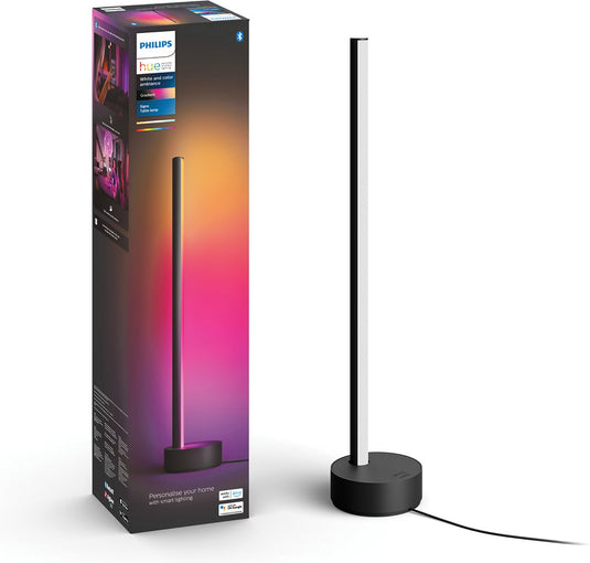 Philips hue gradient signe tafellamp - wit en gekleurd licht - zwart