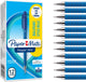 Paper mate flexgrip ultra capped-balpennen | medium punt (1,0 mm) | blauw | 12 stuks