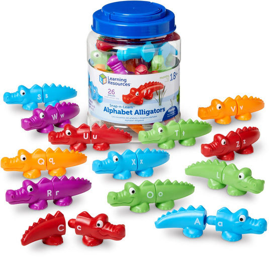 Learning resources snap-n-learnâ„¢ alphabet alligators - alfabet alligators - 2+