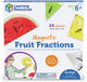 Learning resources magnetic fruit fractions - 3+